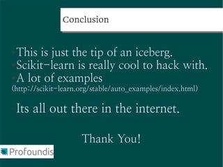 Some Common Algorithms
         Some Common Algorithms
●   Support Vector Machine
 