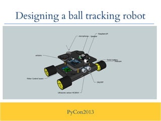 PyCon2013
Designing a ball tracking robot
 
