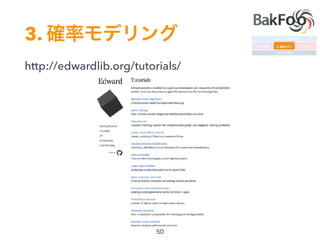 3.
http://edwardlib.org/tutorials/
 