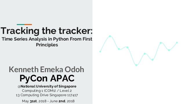 Tracking The Tracker Time Series Analysis In Python From First Princ