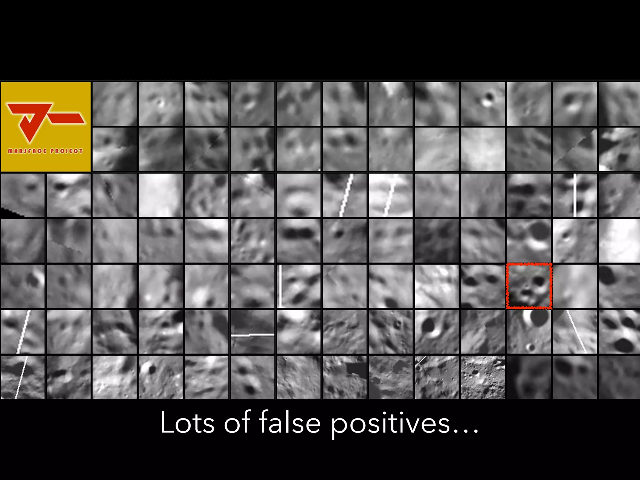 Lots of false positives…
 