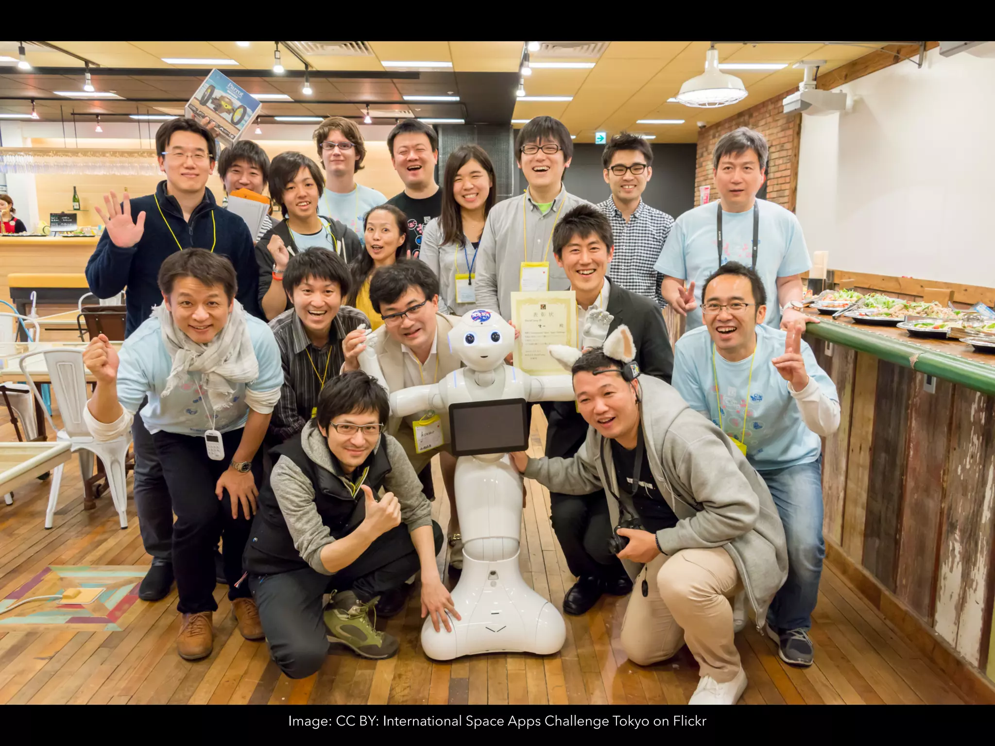 Image: CC BY: International Space Apps Challenge Tokyo on Flickr
 
