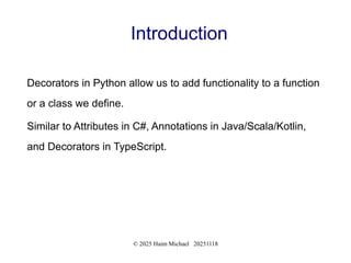 Mastering Python Decorators: Advanced Techniques and Real-World ...