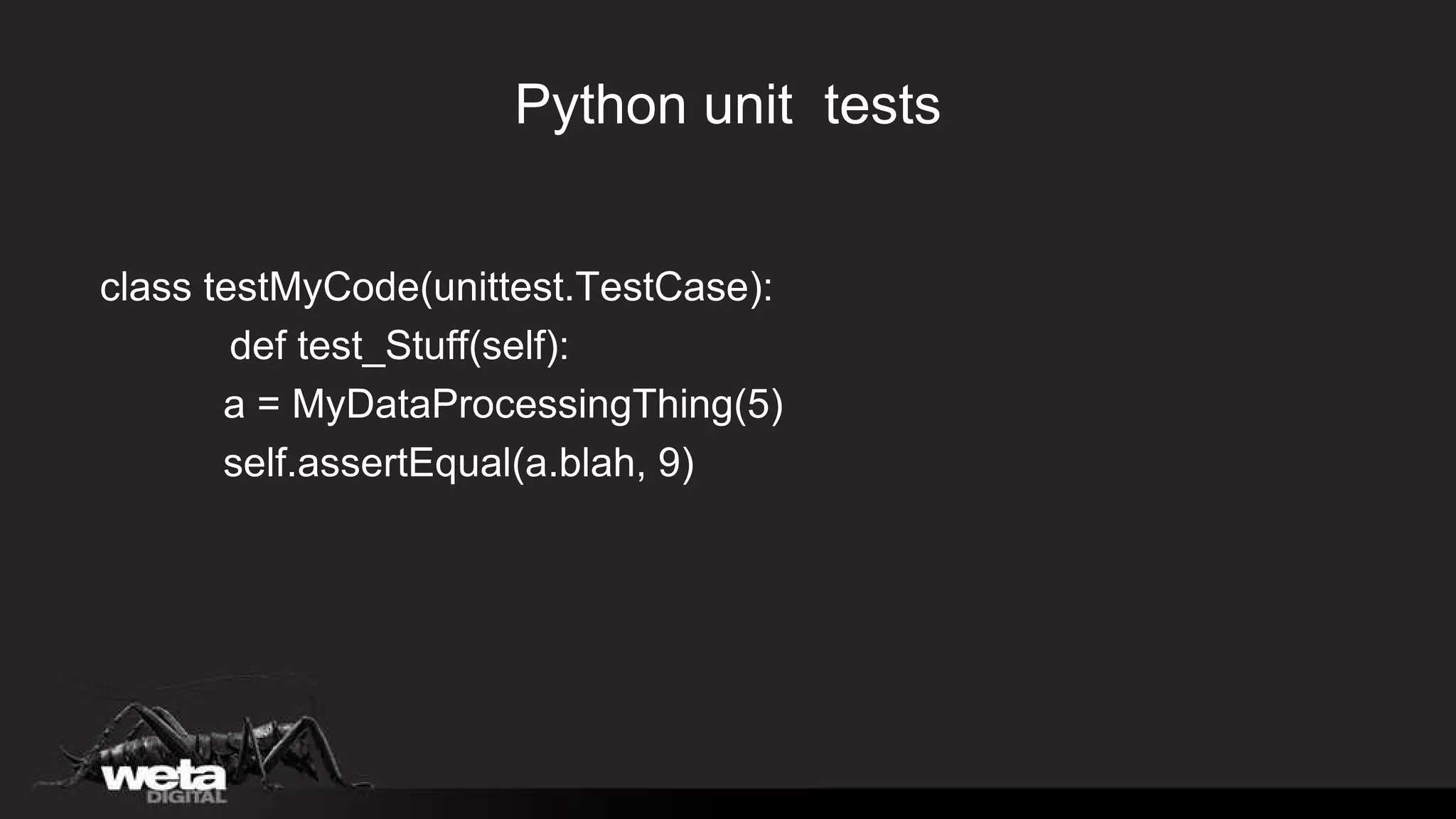 That's a test 