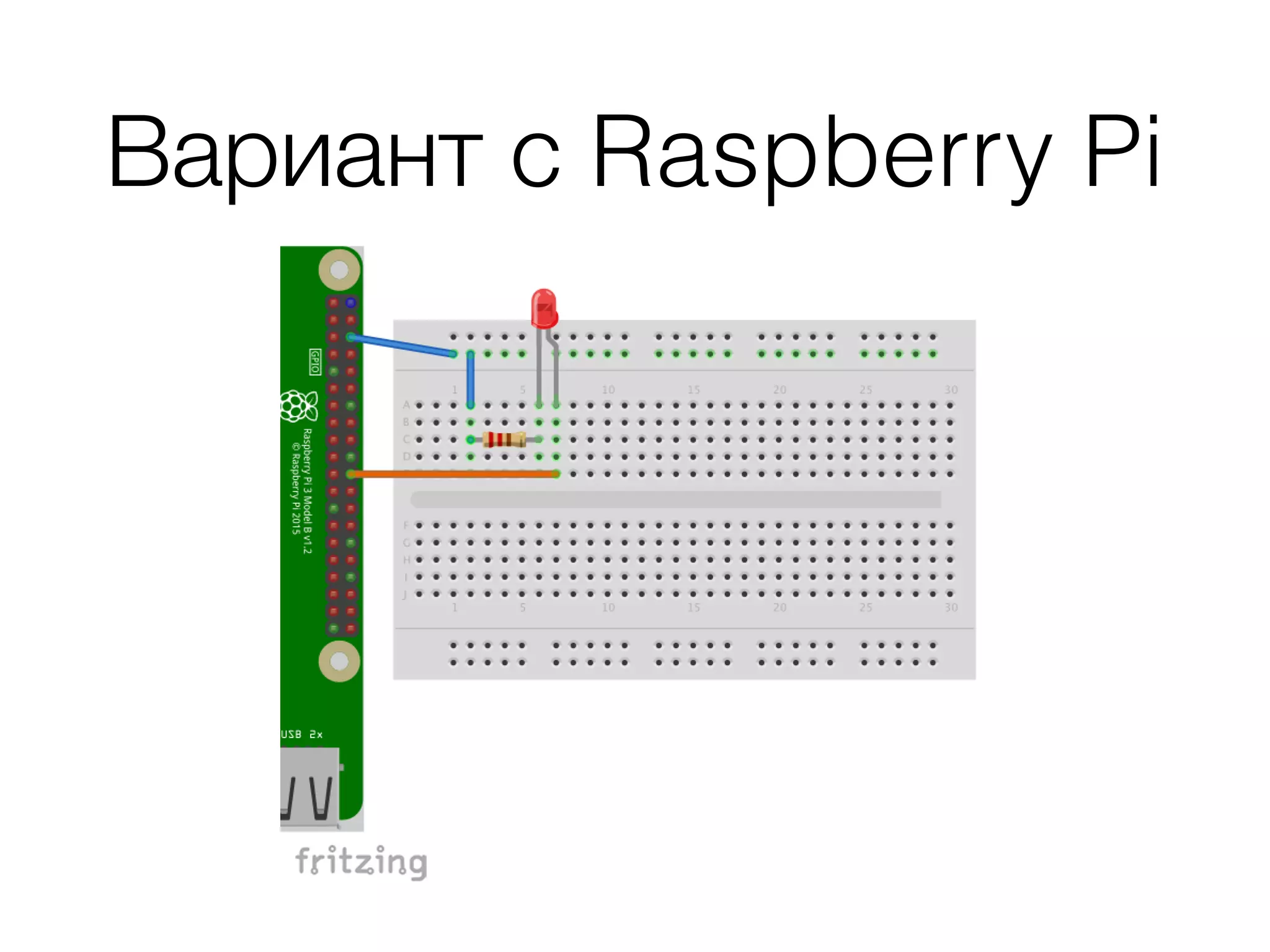 Вариант с Raspberry Pi
 