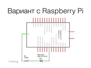Вариант с Raspberry Pi
 