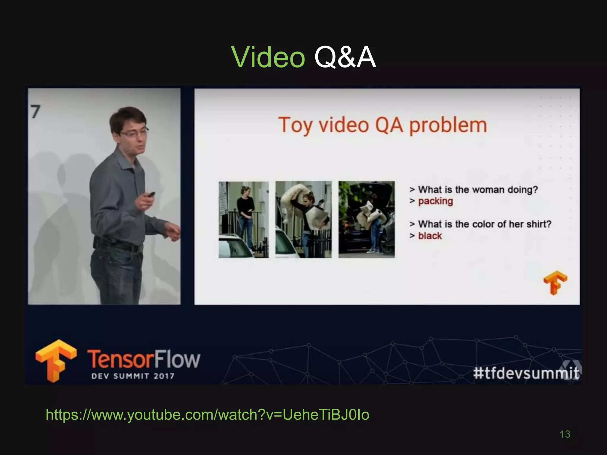 Video Q&A
XXX
13
https://www.youtube.com/watch?v=UeheTiBJ0Io
 