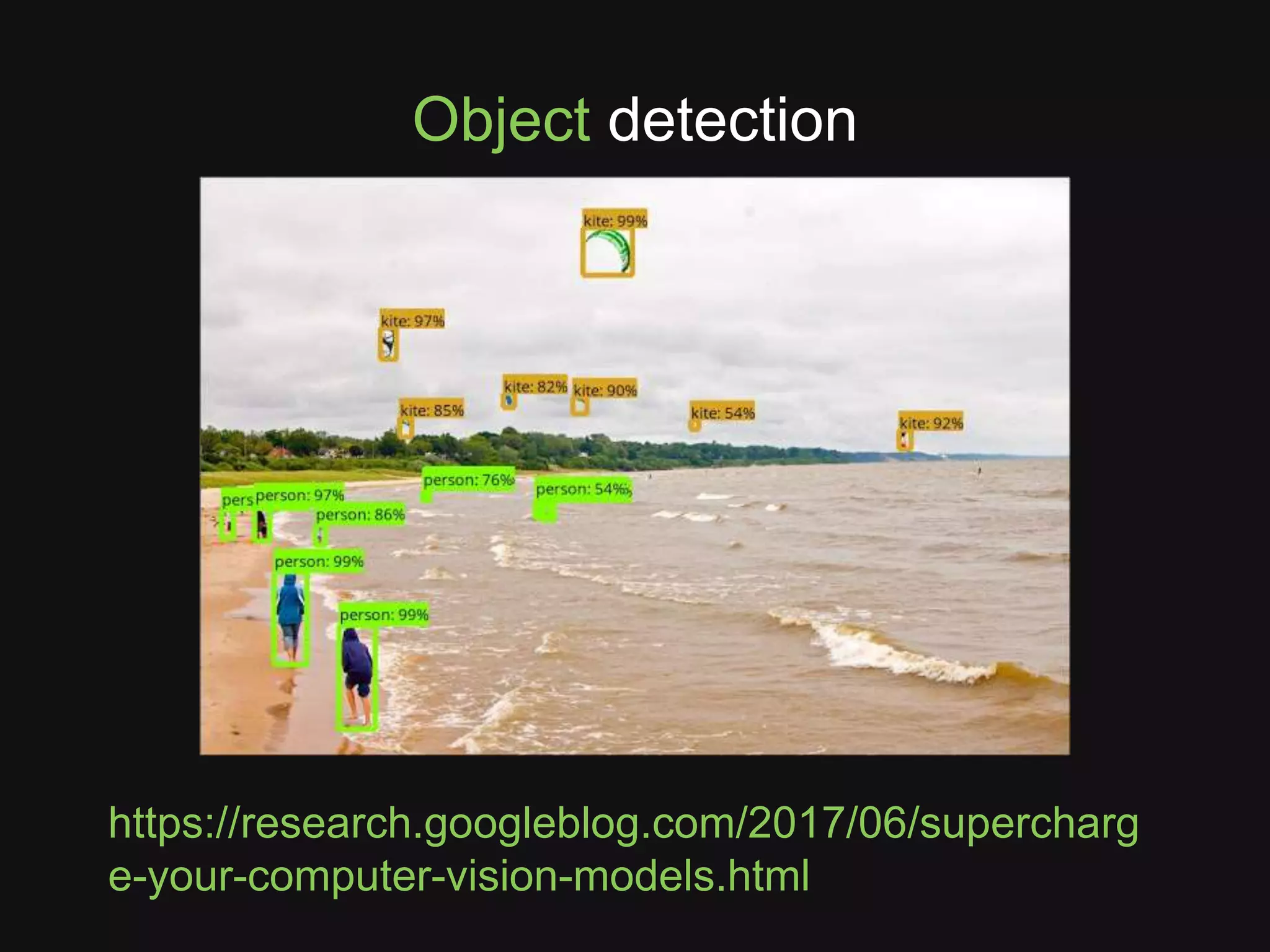 https://research.googleblog.com/2017/06/supercharg
e-your-computer-vision-models.html
Object detection
 