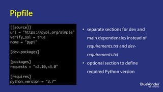 Python Dependency Management - PyconDE 2018 | PDF