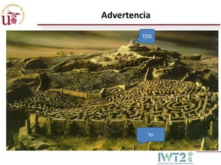Advertencia
TDD

Yo

 