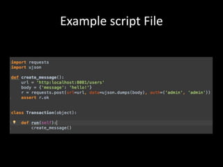 Example script File 
 