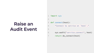 Secure your Web Application With The New Python Audit Hooks | PDF
