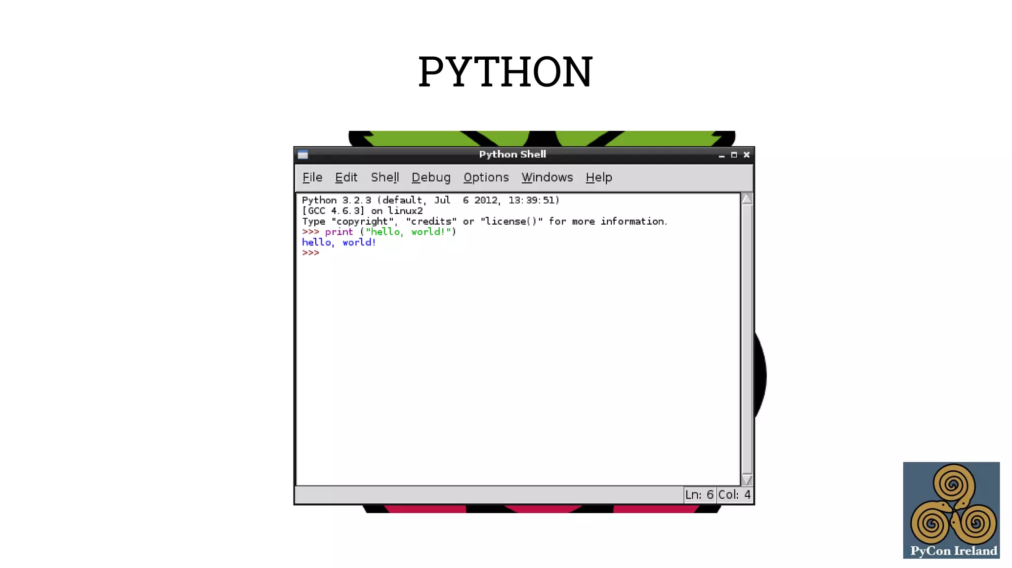 PYTHON 
 