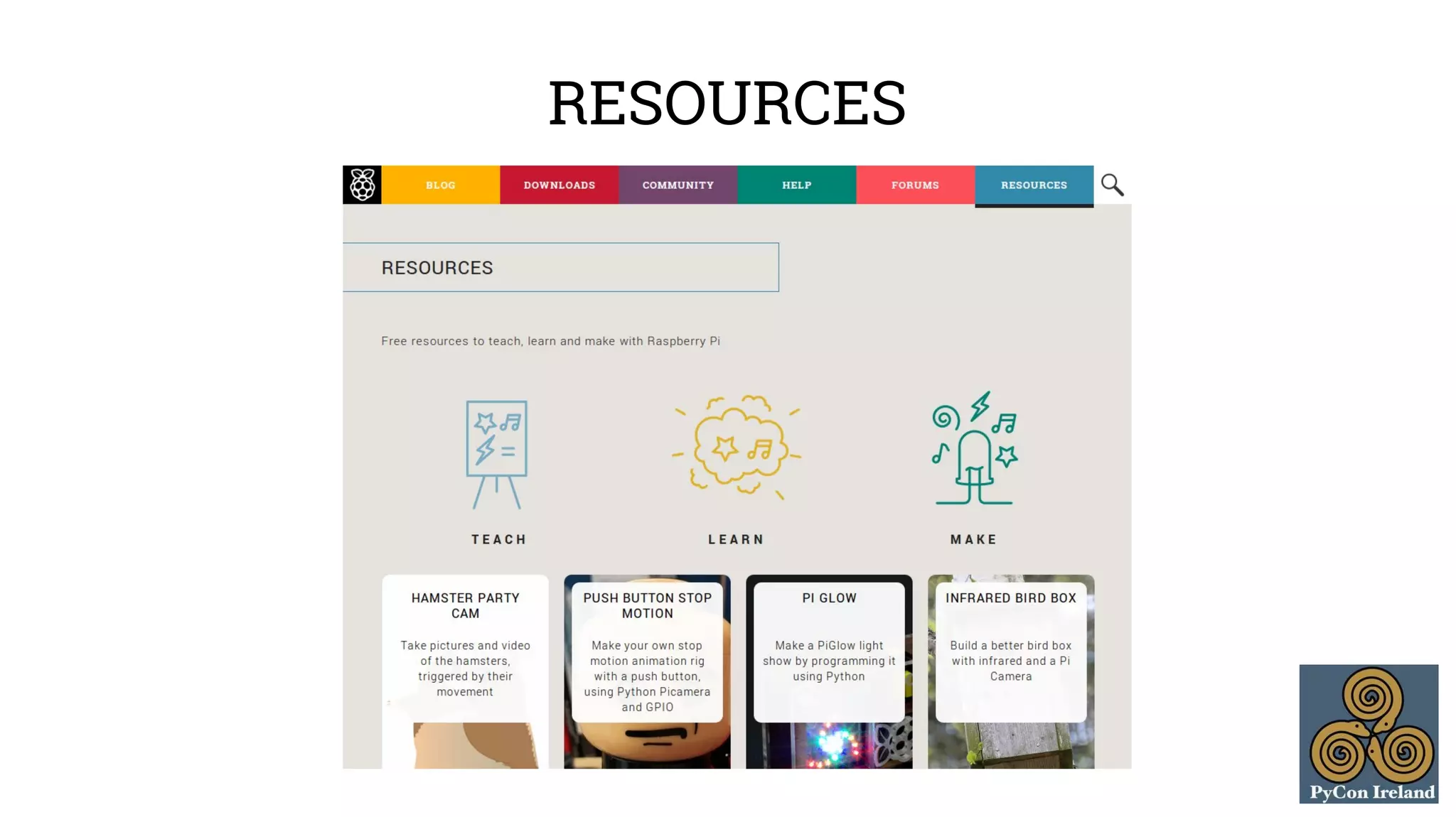 RESOURCES 
 