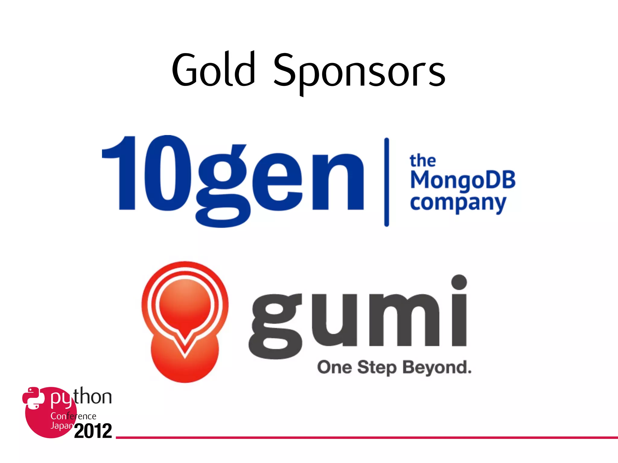 Gold Sponsors