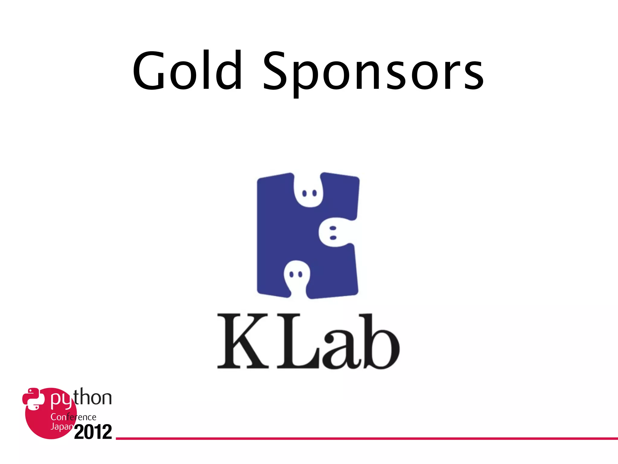 Gold Sponsors
 