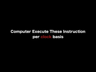 Computer Execute These Instruction
per clock basis
 