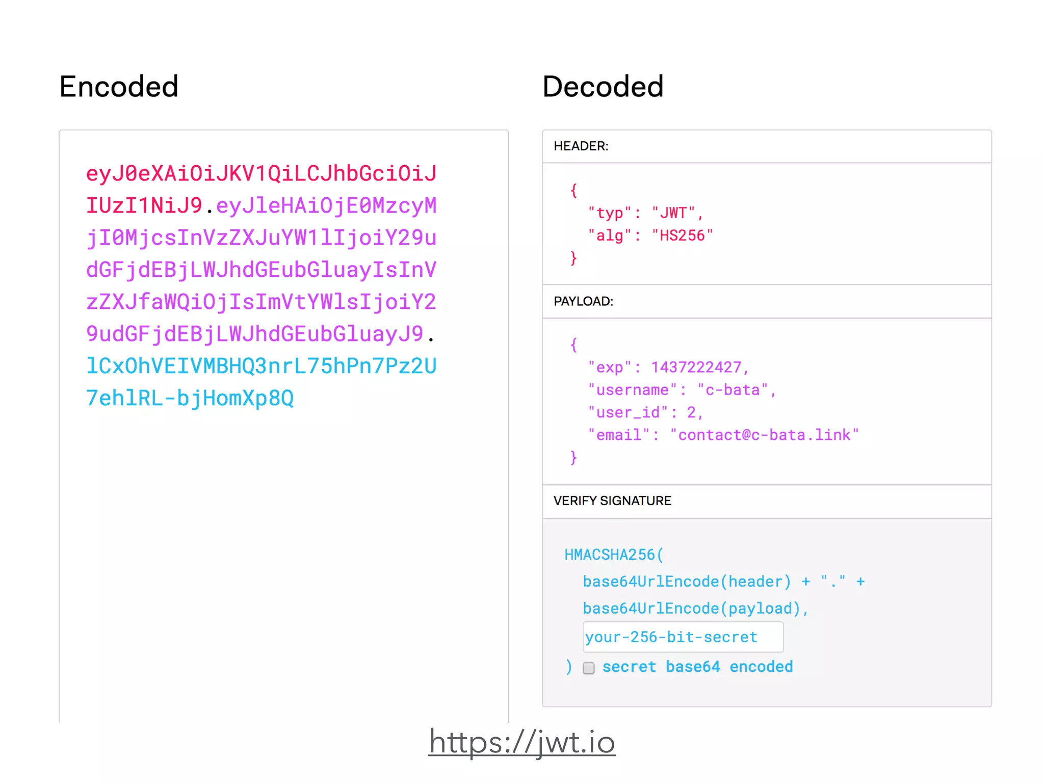 https://jwt.io
 