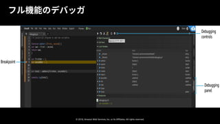 © 2018, Amazon Web Services, Inc. or its Affiliates. All rights reserved.
© 2018, Amazon Web Services, Inc. or Its Affiliates. All rights reserved.
 