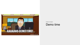 Demo time
Csvterm cli project
 