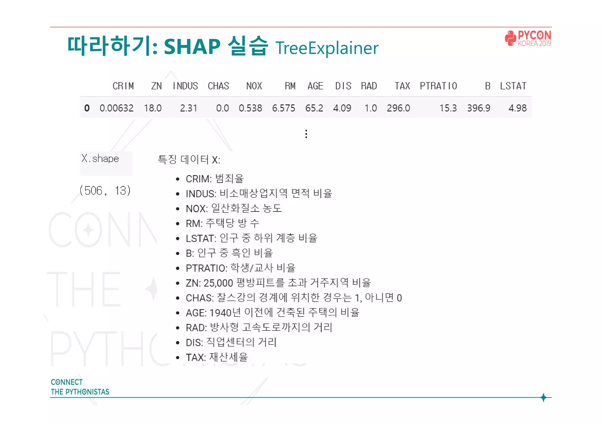 따라하기: SHAP 실습 TreeExplainer
 