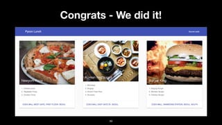 Congrats - We did it!
30
 