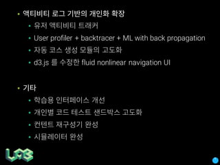 ▪
▪
▪ User profiler + backtracer + ML with back propagation
▪
▪ d3.js fluid nonlinear navigation UI
▪
▪
▪
▪
▪
 