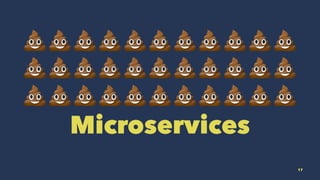 !!!!!!!!!!!
!!!!!!!!!!!
!!!!!!!!!!!
Microservices
17
 