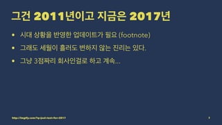 2011 2017
• (footnote)
• .
• 3 ...
http://lmgtfy.com/?q=joel+test+for+2017 7
 