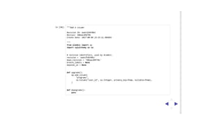 SQLAlchemy and Alembic