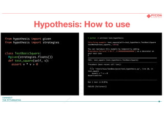 Advanced Python Testing Techniques (Pycon KR 2019) [Korean Ver.] | PDF