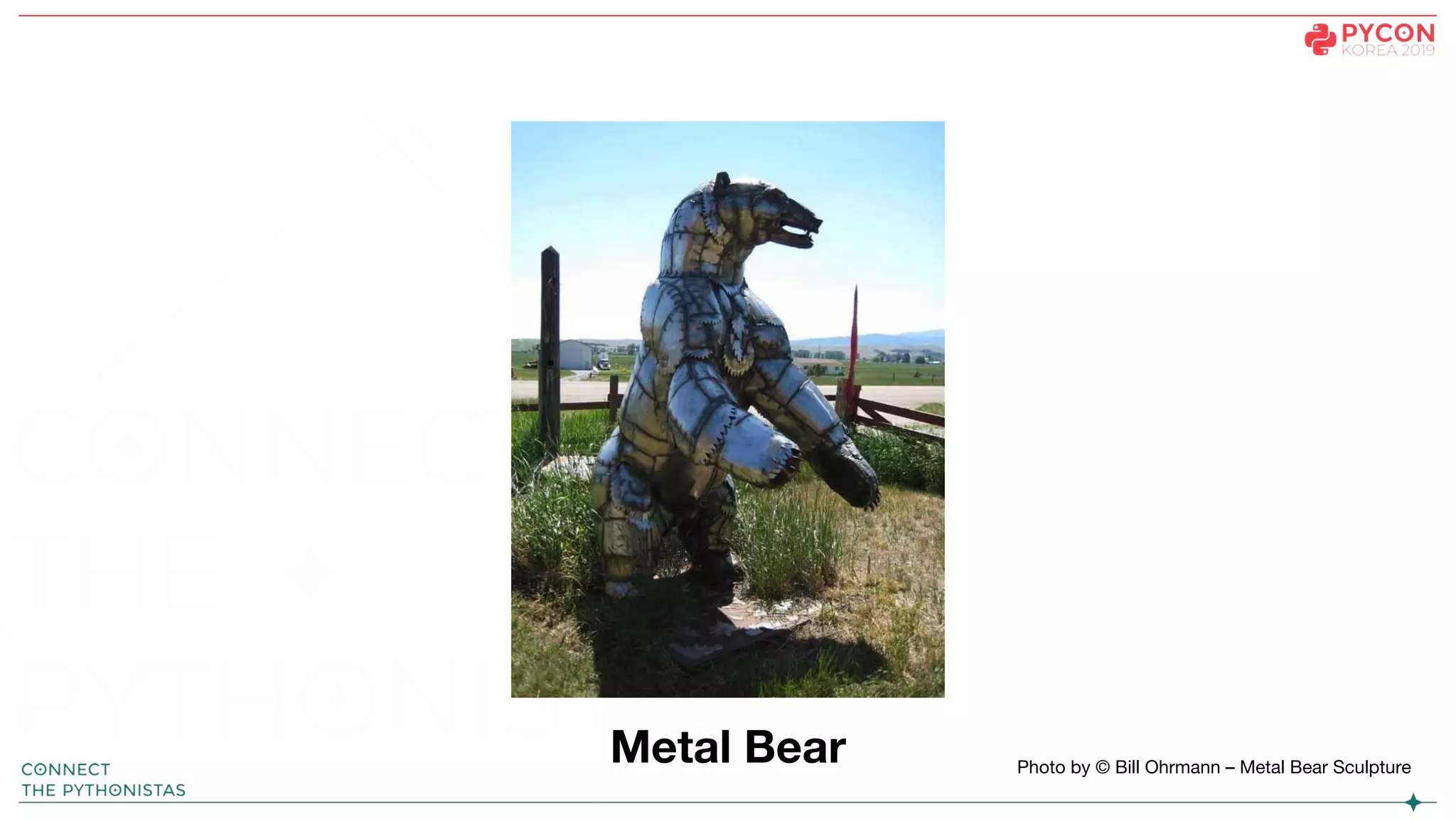 Metal Bear Photo by © Bill Ohrmann – Metal Bear Sculpture
 