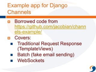 PyConMY 2016 Django Channels | PPTX