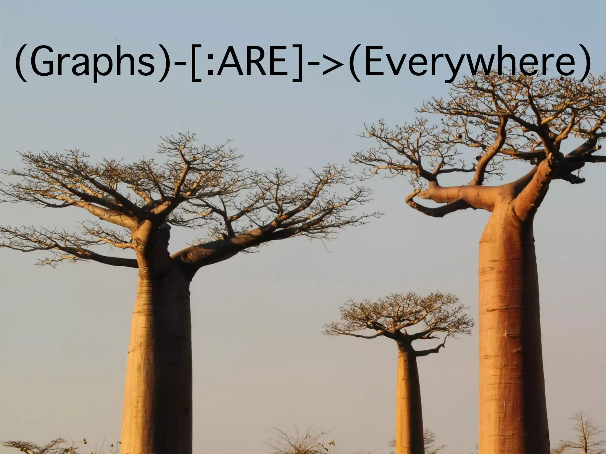 (Graphs)-[:ARE]->(Everywhere)
 