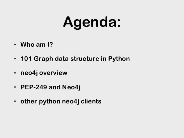 Building Social Network With Neo4j And Python Building Social Network With Neo4j And Python