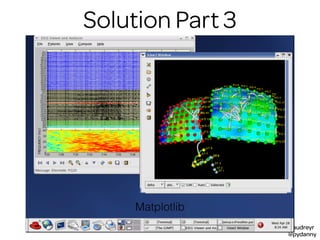 @audreyr
@pydanny
Solution Part 3
Matplotlib
 
