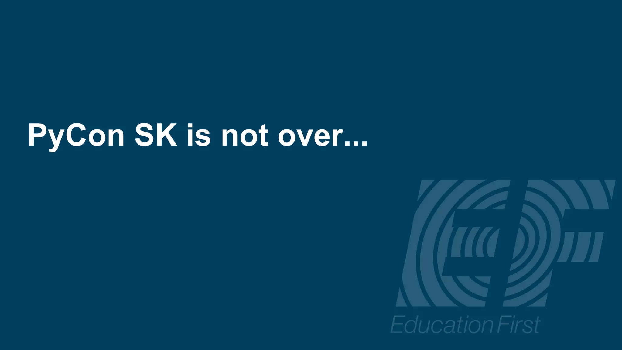 Automatic English Text Correction
@tati_alchueyr
PyCon SK is not over...
 