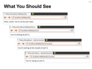 What You Should See 
119  
