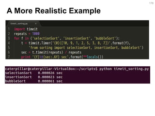 A More Realistic Example 
178  