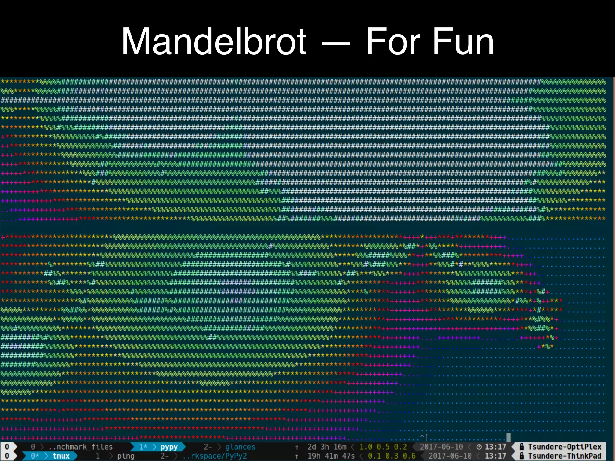 Mandelbrot — For Fun 