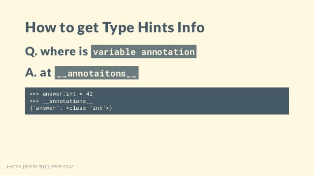 The Benefits of Type Hints