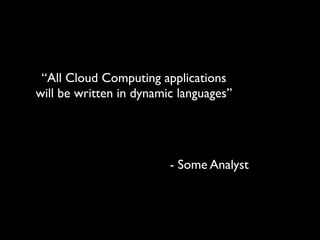 PyCon US 2009: Challenges and Opportunities for Python