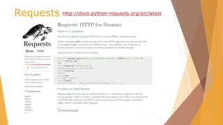 Requests http://docs.python-requests.org/en/latest
 