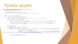 Pydata spyder
 