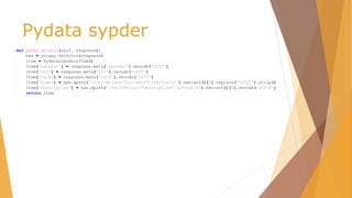 Pydata sypder
 