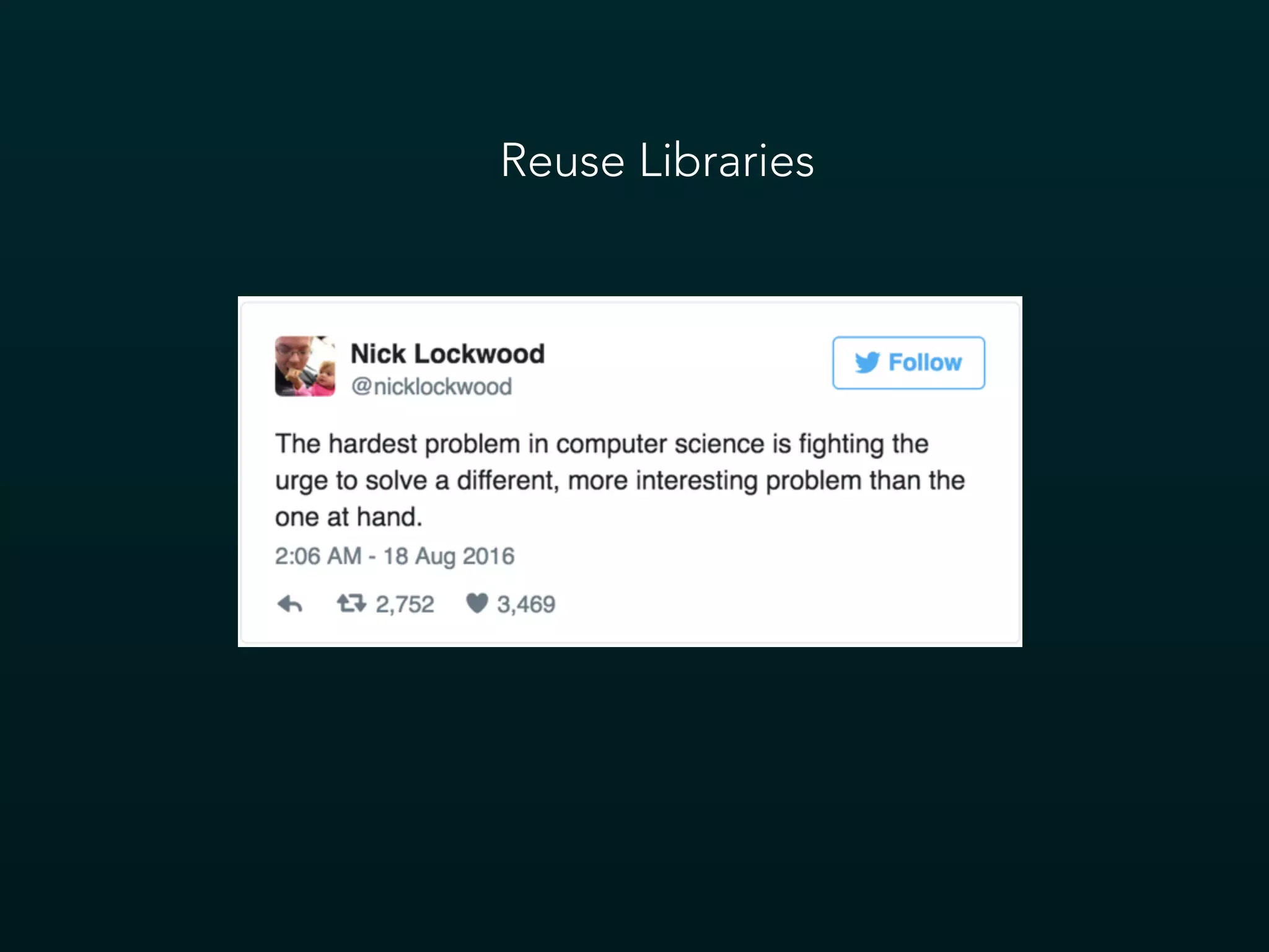 Reuse Libraries
 
