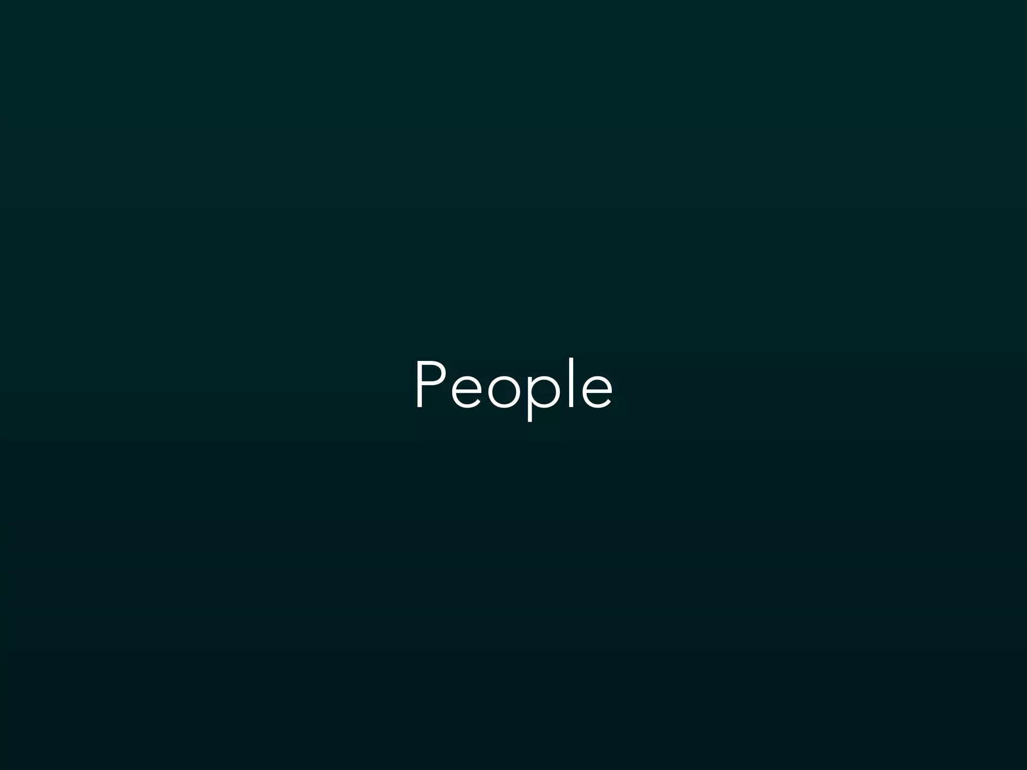 People
 