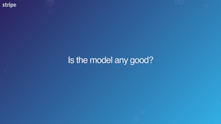 Is the model any good?
 
