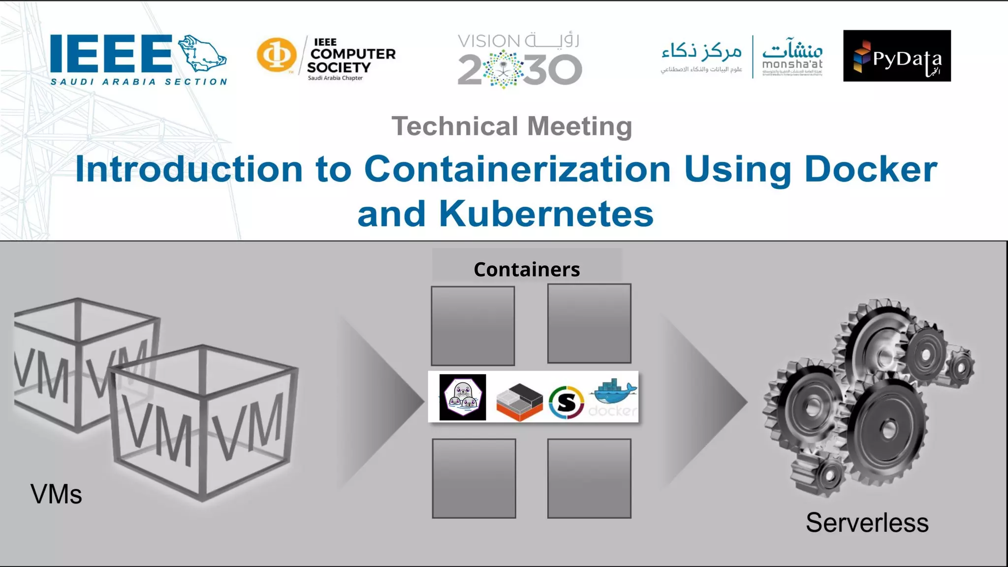 @walidshaari
walid.shaari@gmail.com
https://www.linkedin.com/in/walidshaari/
Containers
 