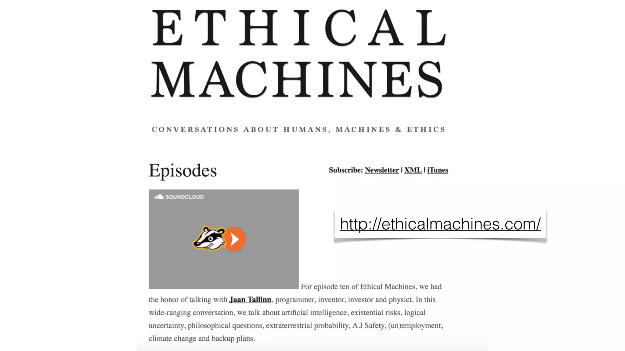 http://ethicalmachines.com/
 